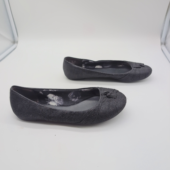 Fergalicious Elegant Black sz 8 Women's Ballet Flats - Picture 7 of 9